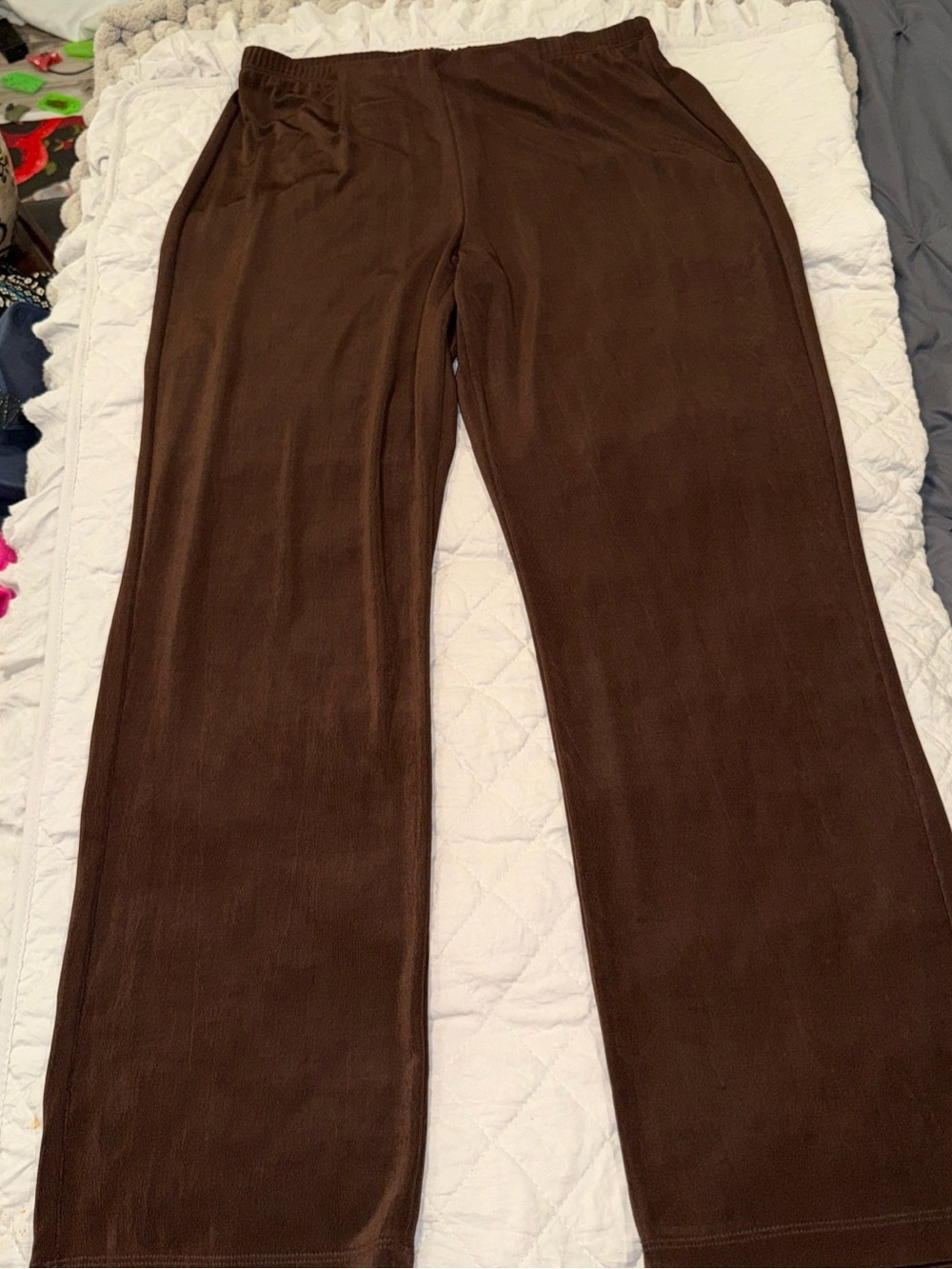 Chico's Travelers 2 (L) Chocolate Brown V-Neck Knit Top